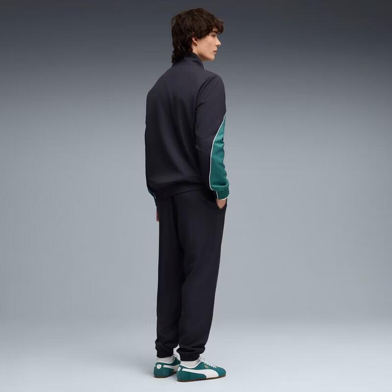 PUMA Men's Moisture-Wicking Color-Blocked Tracksuit 694079