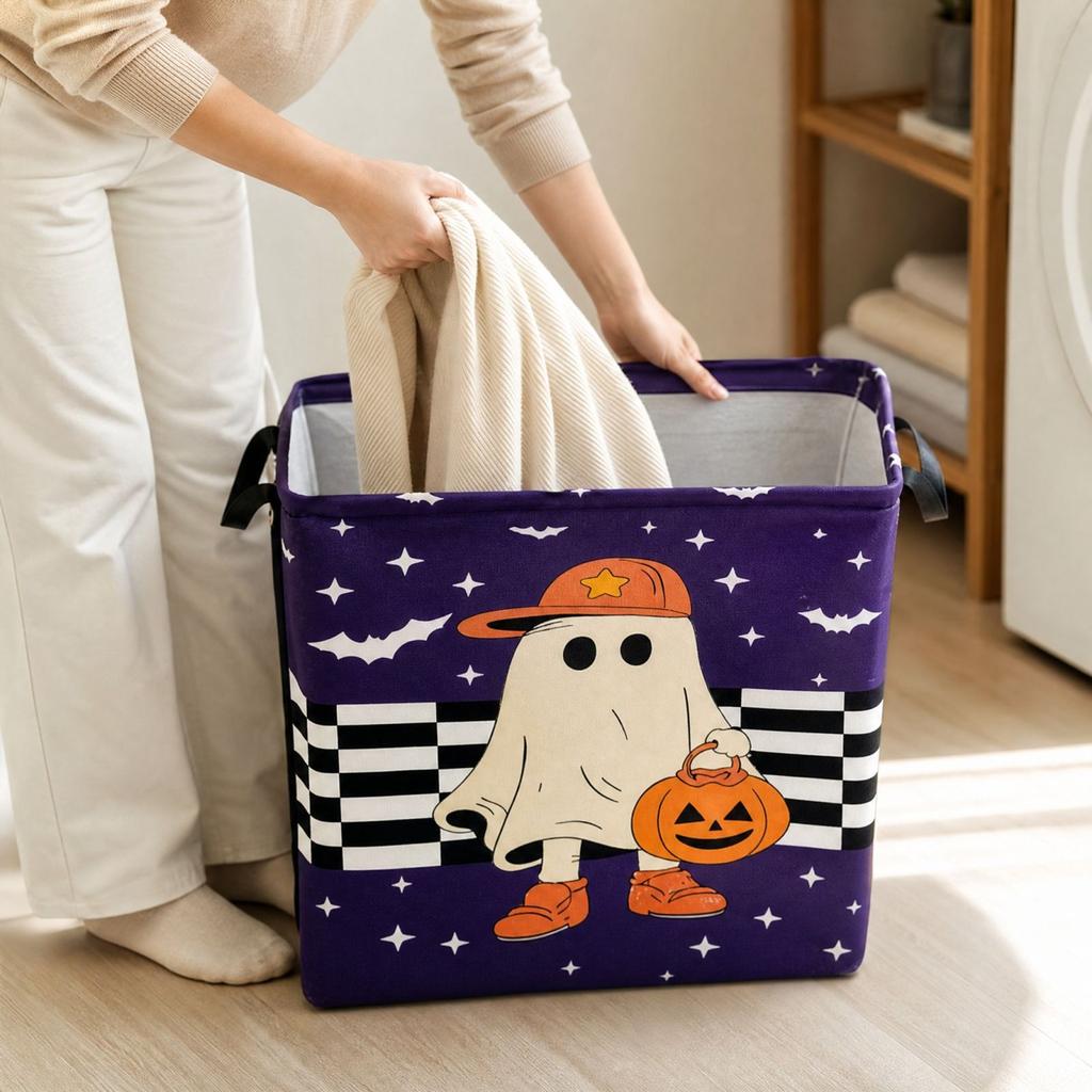 Faltbarer Halloween-Wäschekorb für Badezimmer und Schlafzimmer, Wäschekorb