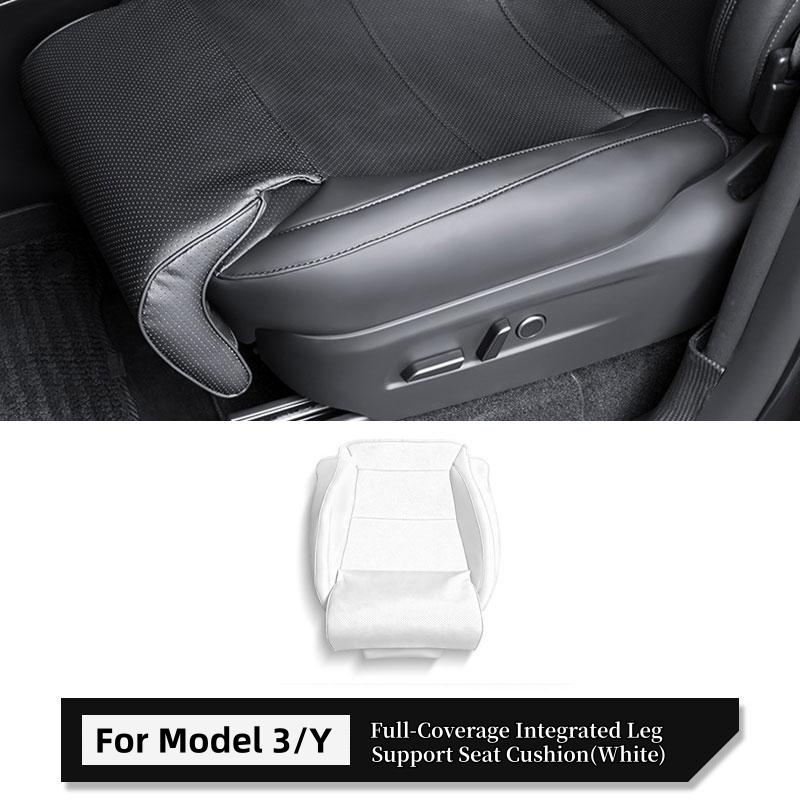 Μαξιλάρι Καθίσματος Αυτοκινήτου Για Tesla Model 3/Y Διχτυωτό Πλήρως Καλυπτόμενο Κάλυμμα Προστατευτικό Εμπρός Καθίσματος Επέκταση Μαξιλαριού Υποστήριξης Ποδιών από Αφρό Μνήμης