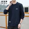 JEEP SPIRIT Men's Loose Fit Crewneck Sweatshirt