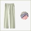 Women's Cotton Lycra Pajama Pants 180GSM Casual Loose Long Trousers With 2 Pockets Elastic Waist Home Sleepwear Pants