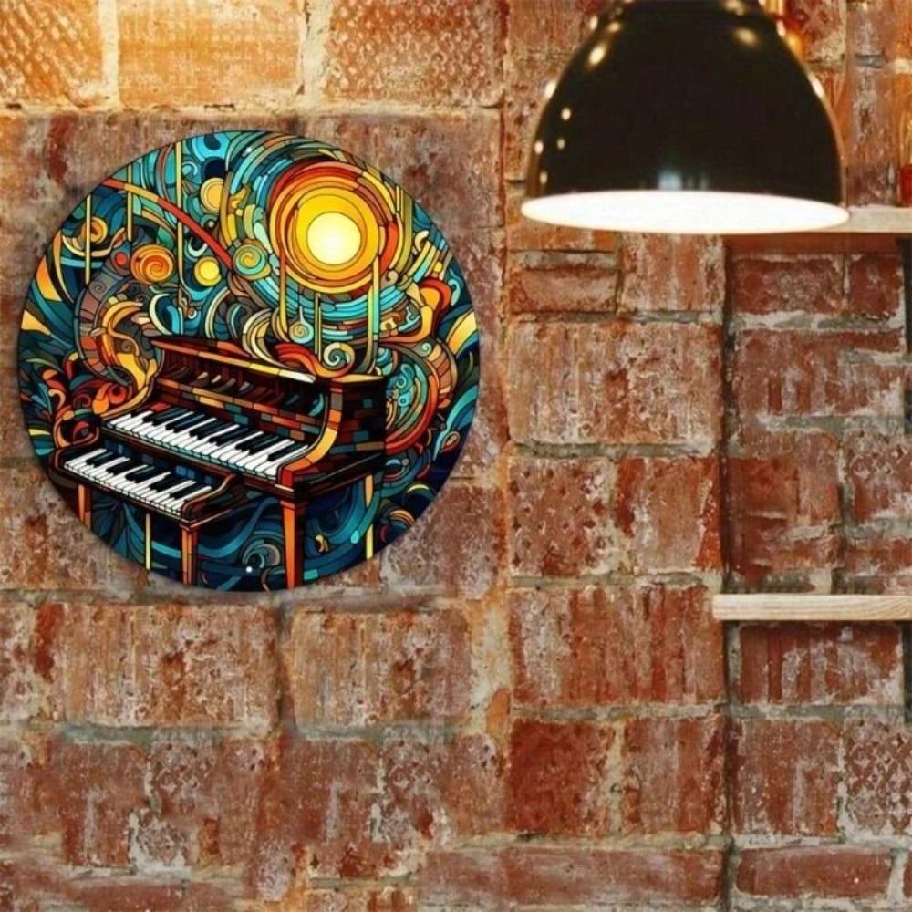 Piano Keys Metal Wall Art Home Decor