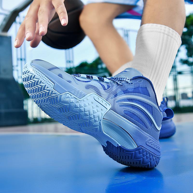 Fashion Men's Basketball Shoes Cushioned Breathable Sneaker Train Athletes High Quality Sport Shoe Lace Up Footwear Casual Sneaker 39-44