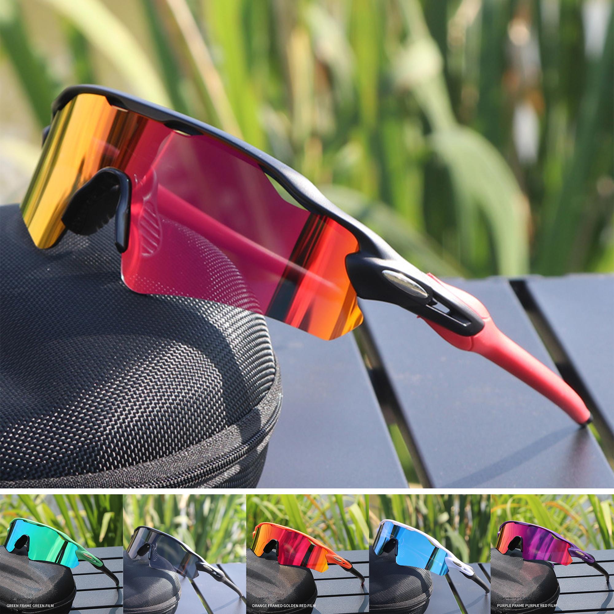 Binchi Keji Travel Men's Cycling Glasses For Wo Tr90 Frame With Hd Lens Anti-Glare For Mtb Running Driving Fishing Sport Sunglasses