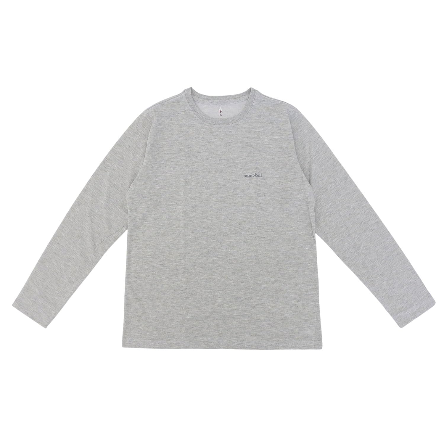 montbell wickron long sleeve t-shirt women s light gray xl