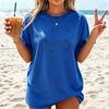 Fashion Women T Shirts Caffeine Molecule Print T-Shirt Tees Casual Tops Summer Female Clothing Coffee Drinker Women's T-shirt