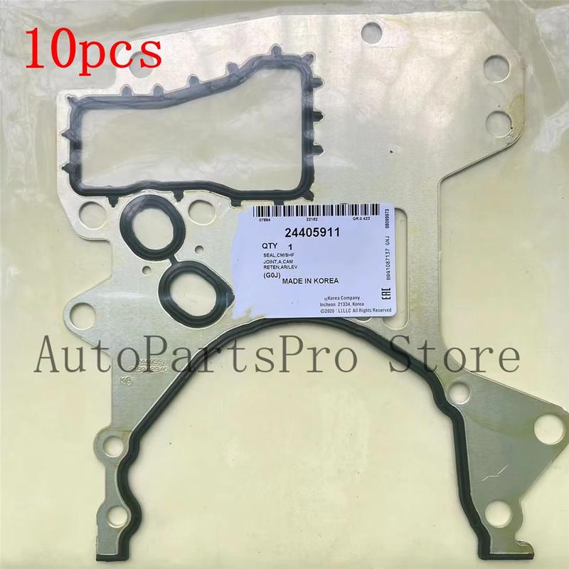 10PCS Timing Cover Set Oil Pump Gasket For Chevrolet Aveo Cruze Sonic Pontiac G3 Vauxhall Opel Mokka Insignia Astra 24405911