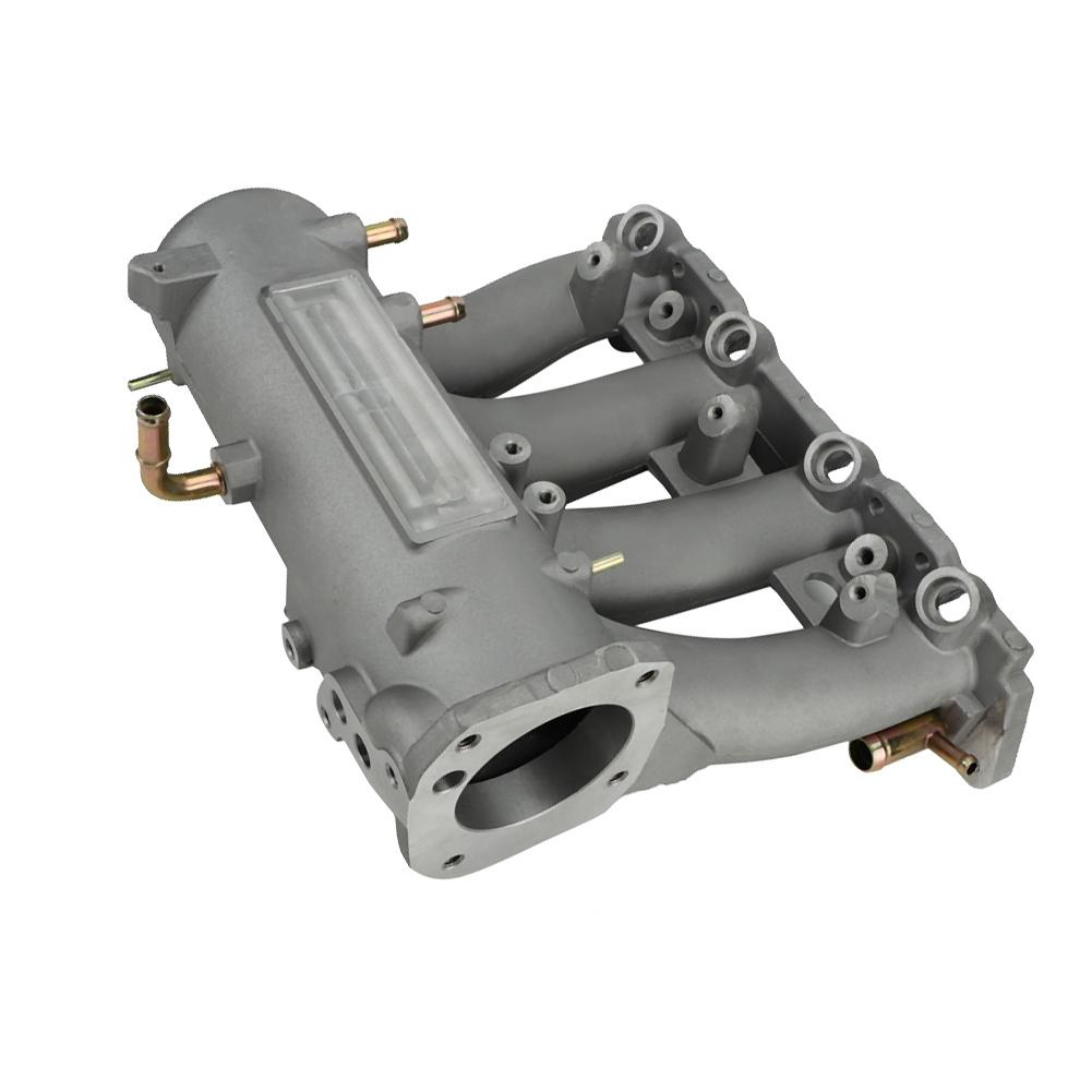 Racing D15 D16 DSeries Intake Manifold Fit for CIVIC CRX DEL SOL 19882000 Silver