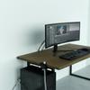 Black Desk Cable Holder, Cable Organizer with Clamp