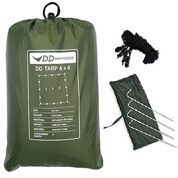 

DD Hammocks DD Tarp 4x4 Forest Green (Official Japanese Product)