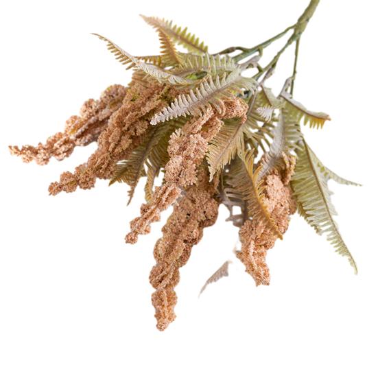 Artificial Flower Branch with Stem Green Fern Leaves Realistic Reusable Non-withering Home Wedding Party Faux Plant Decoration Photo Adult Sex Wear