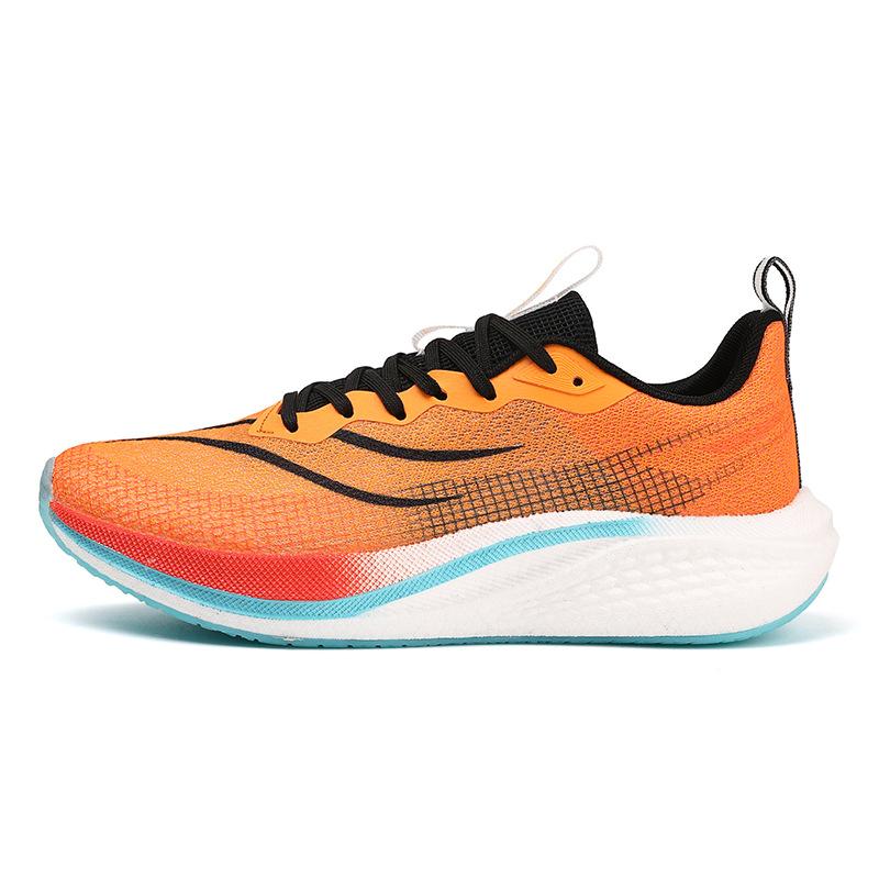 

Кроссовки для бега с сетчатой пружиной и карбоновой пластиной на всю ладонь, сверхлегкие амортизирующие кроссовки для марафона, специальные кроссовки для бега на длинные дистанции 45