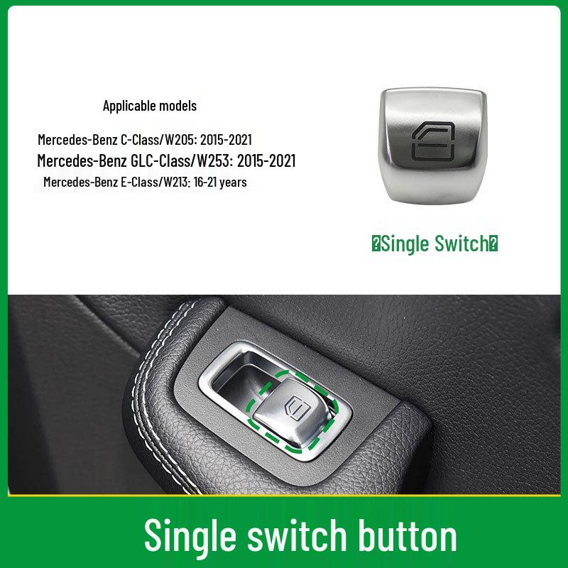 Compatible Power Window Switch Buttons for Mercedes-Benz C-Class & GLC-Class (W253, W205)