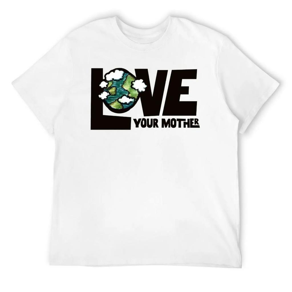 Mother's Day Love Your Mother Earth Men's Triblend Fresh T-shirt Sport T-shirts Hipster Sarcastic Fitness Eur Size