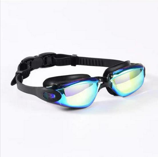 Antibeschlag-Schwimmbrille für Myopie-Rennen aus Silikon für Erwachsene