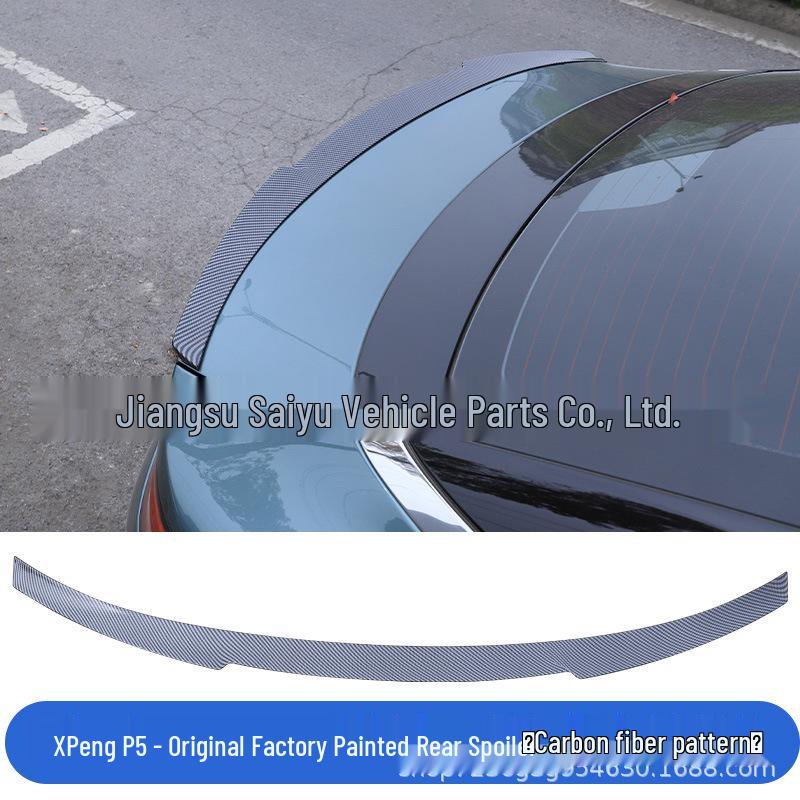 Xiaopeng P5 Rear Spoiler & Diffuser: Sporty Upgrade, No Drilling Required