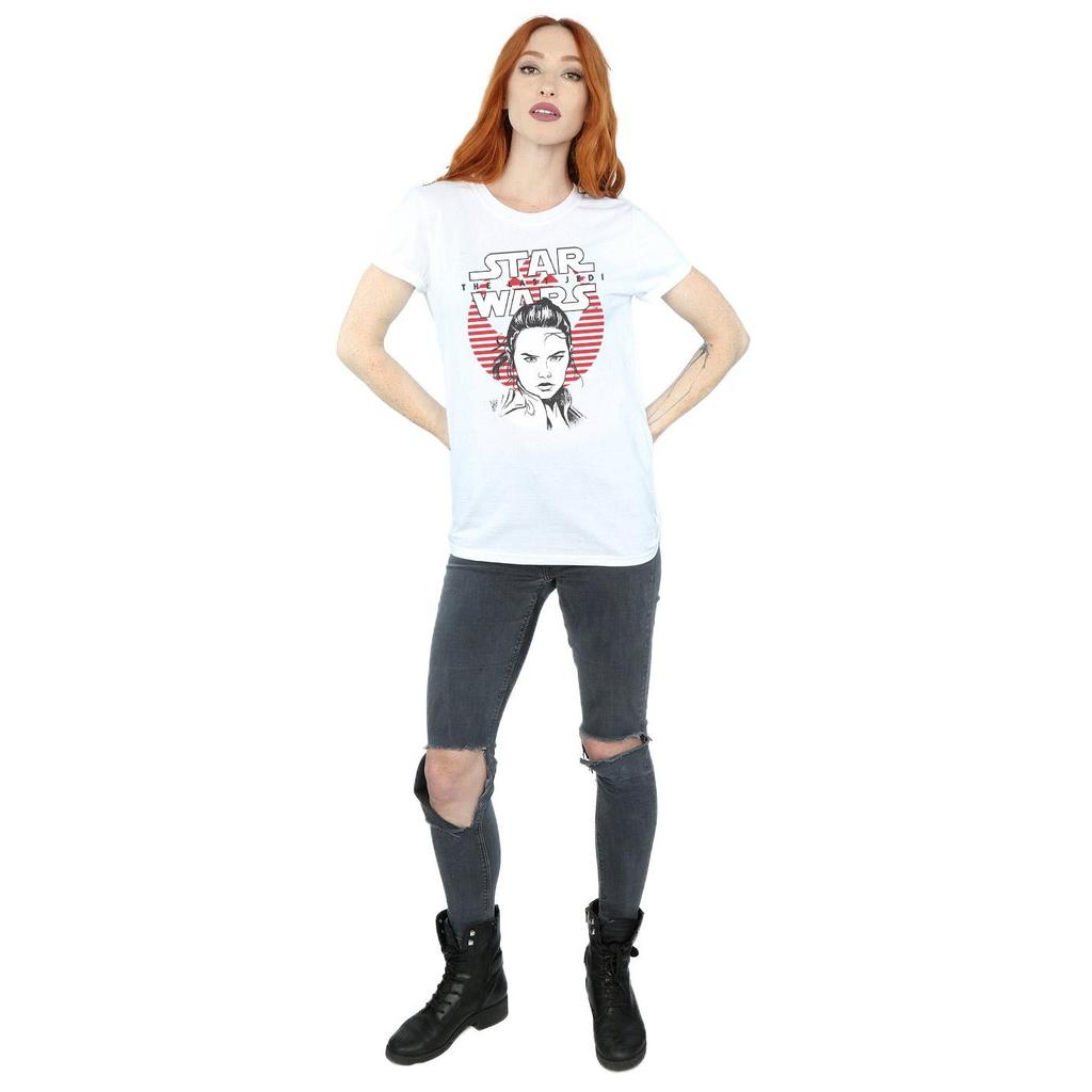 STAR WARS Womens/Ladies The Last Jedi Heroes Cotton Boyfriend T-Shirt