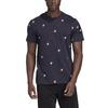 Adidas MHE AOP T Shirt Men's Marine Blue FQ6214