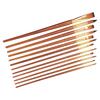 12Pcs Paint Brushes Set Long Handle Nylon Hair Oil Painting Drawing Tool Art Supplies