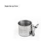 Hanging Cage Bowl For Pet Birds Anti-Turnover Stainless Steel Feeding Food Drinking Feeder Dish Clamp-On Water Drinker Cage Cup