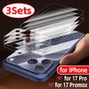 Für iPhone 17 Pro Max 17Pro 1-3 Sätze Weiche PET-Schutzfolien 17PM Ultradünner Rückbildschirm-Schutz Klar Kratzfest Linsenfolie