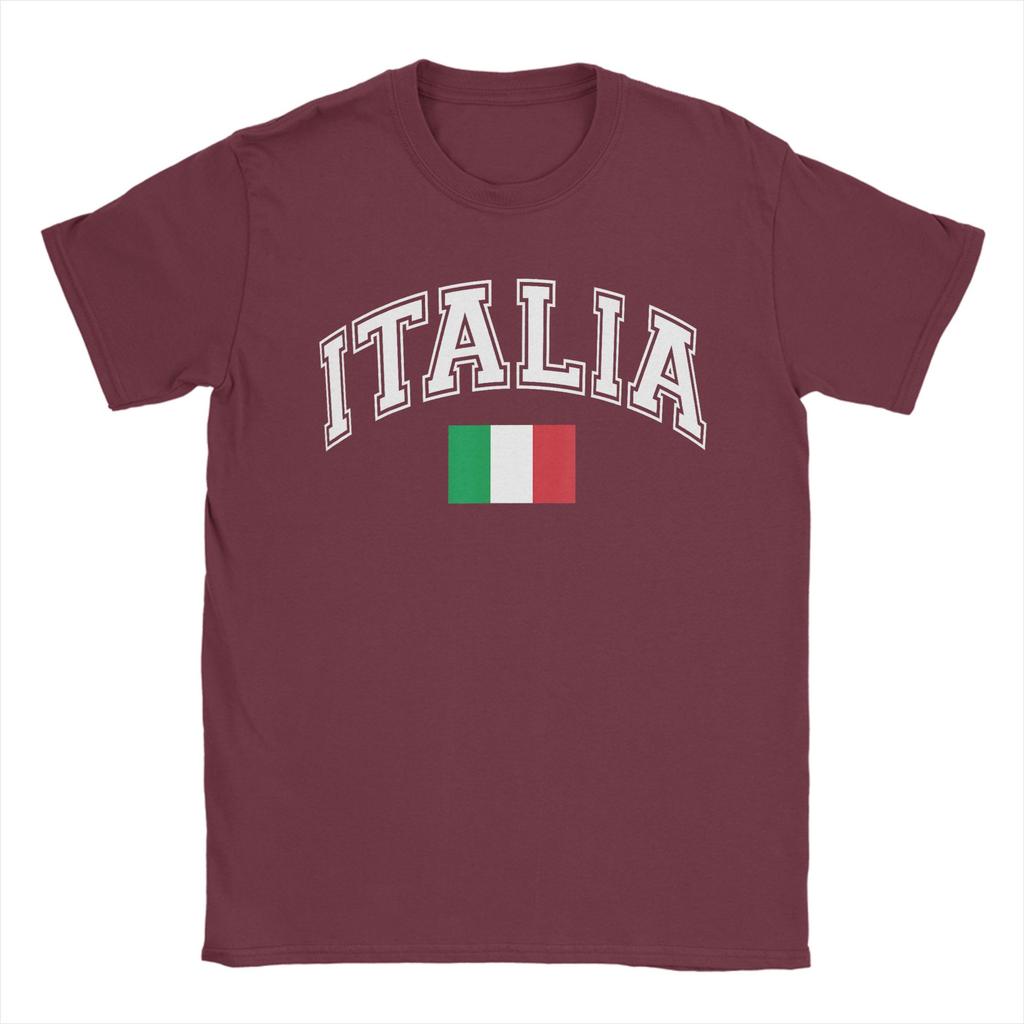 Unisex s Italy Italian Flag Italia T Shirts 100 Cotton Clothes Casual Short Sleeve Round Collar Tee Shirt Adult TShirts