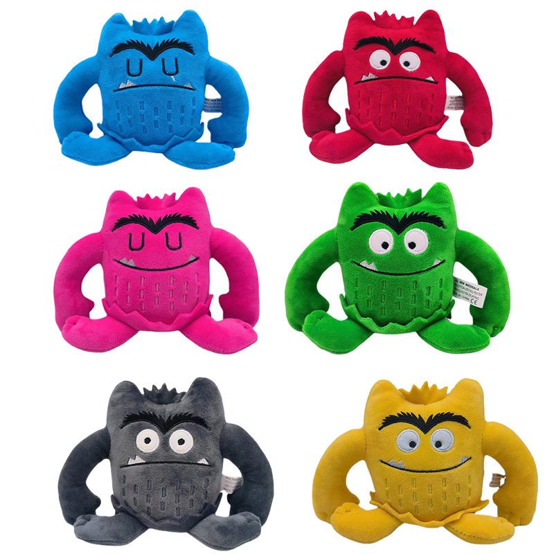 Cute Pet Emotion Colorful Monster Plush Toy Doll