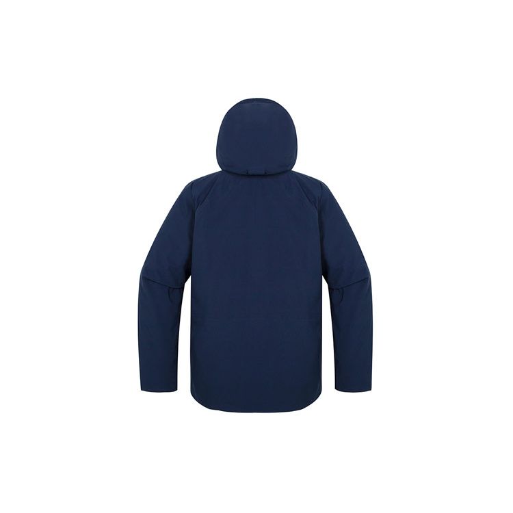 Columbia Solid Color Logo Print Three-In-One Warm And Durable Jacket Men Jacket Dark-Blue WE1157-464