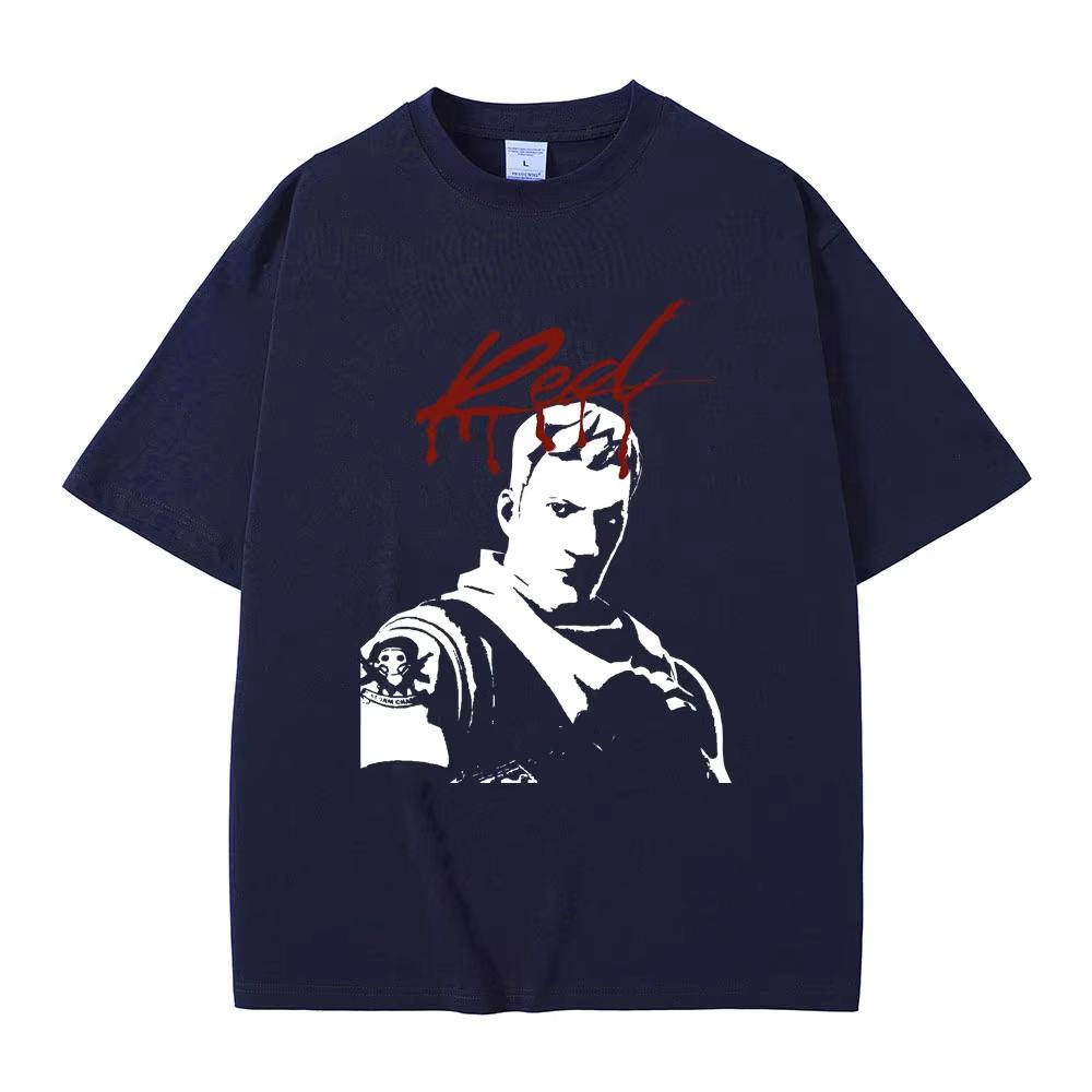 Rapper Playboi Carti Album Whole Lotta Red Lustiges Meme T-Shirt Sommer Herren Streetwear Herren Damen Hip Hop Mode Übergroße T-Shirts