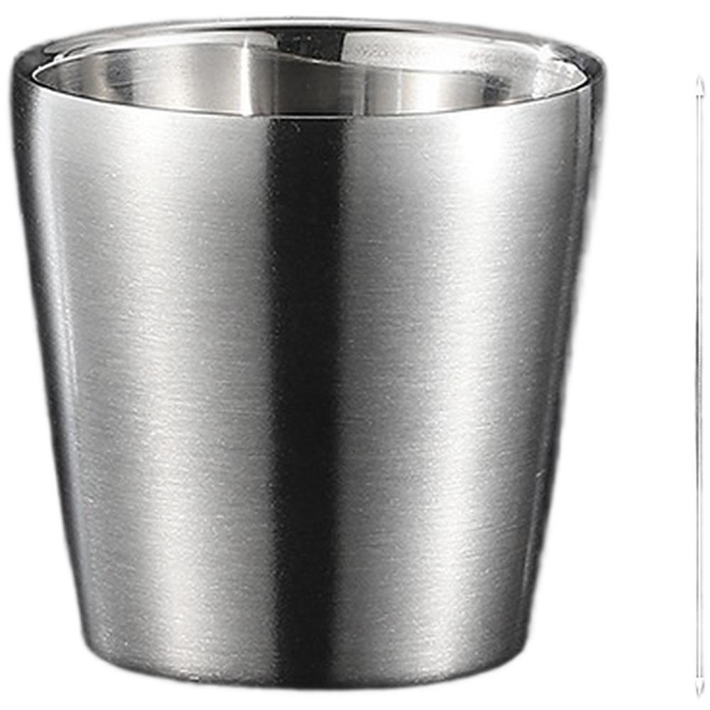 Dual Wall Tumbler Hammered Finish Cup Thickened Stainless Steel Mug K