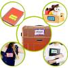 300 Pcs Name Tag Label Sticker Galaxy-Themed In 6 Designs with Perforated Line for School Office Home (3.5"x2.2" Each)