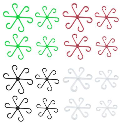 Suporte de Haste para Plantas Preto/Vermelho/Verde Treliça de Plástico Instalação Fácil Treliça para Plantas Trepadeiras Suporte para Plantas de Interior Rack Argolas