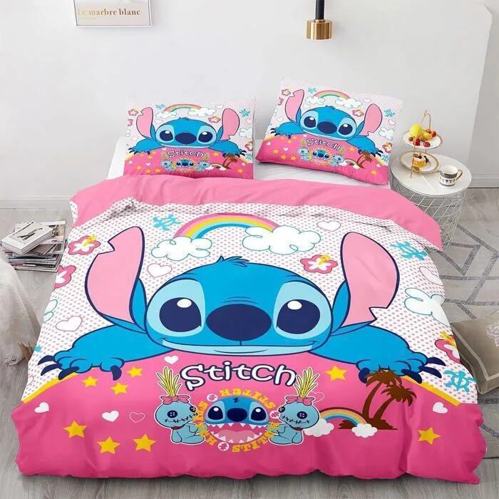

Home Textile Bed Three-Piece Polka Dot Cartoon Digital Printing Quilt Pillowcase Bed 90 * 200