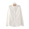 Korean Style Spring Autumn Long Sleeve Slim Fit Women Casual Shirt