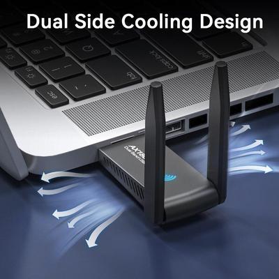 1800Mbps Wifi Adapter USB 3.0 Dual Band 5GHz 2.4Ghz 802.11AC RTL8812BU Wifi Antenna Dongle Network Card For Laptop Desktop Driver Free