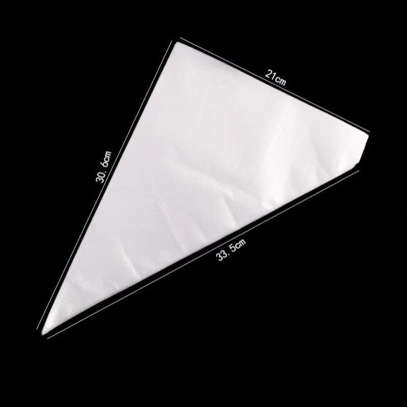 100Pcs Disposable Piping Bags Burst Proof Thick Material 3 Sizes Perfect For Cake Decorating Home Baking Pastry Making