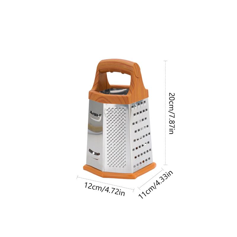 1Pc Fruit And Vegetable Grater Six-Sided Combination Planer Multifunctional Vegetable Cutter Radish Shredded Potato Shreds