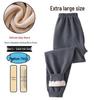 Boys' Warm Plus Velvet Thickened Pants: Medium & Large Sizes, Teen One-Piece for Fall/Winter School Wear