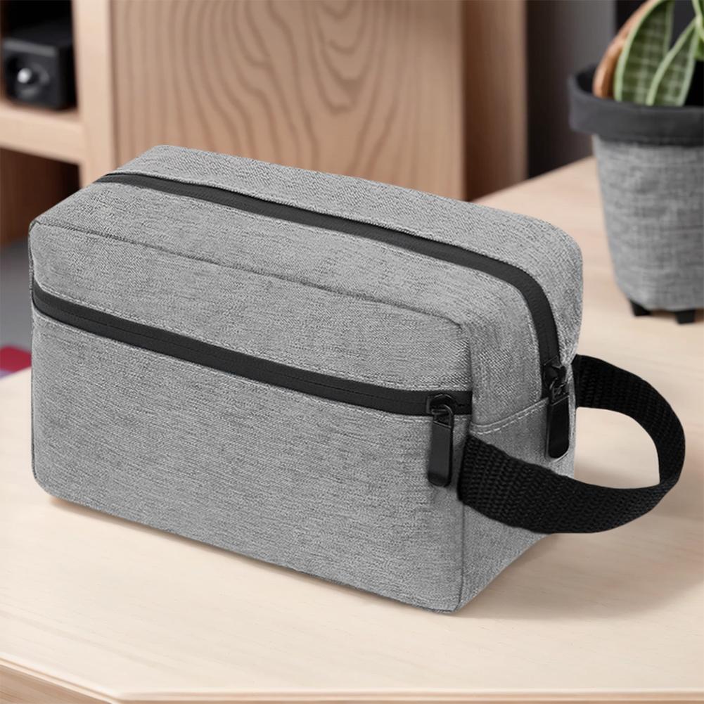 Waterproof Travel Wash Kit Cosmetics Bag Unisex Hanging Toiletry Pouch Handle Makeup Bag for Cosmetics Toiletries Brushes Tools