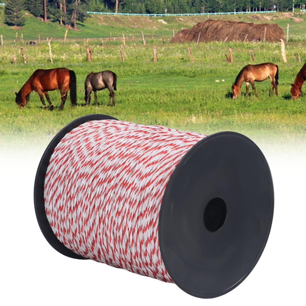 500m Length Electric Fence Power Wire Durable Electronic Fence Rope Garden