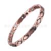 Adjustable Red Copper Fish Charm Bracelet Women Vintage Minimalist Geometric Design Anti-Fatigue Hand Jewelry