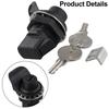 Locking Push Button Latch Marine Boat Lock Motorcycle Glove Box Lock
