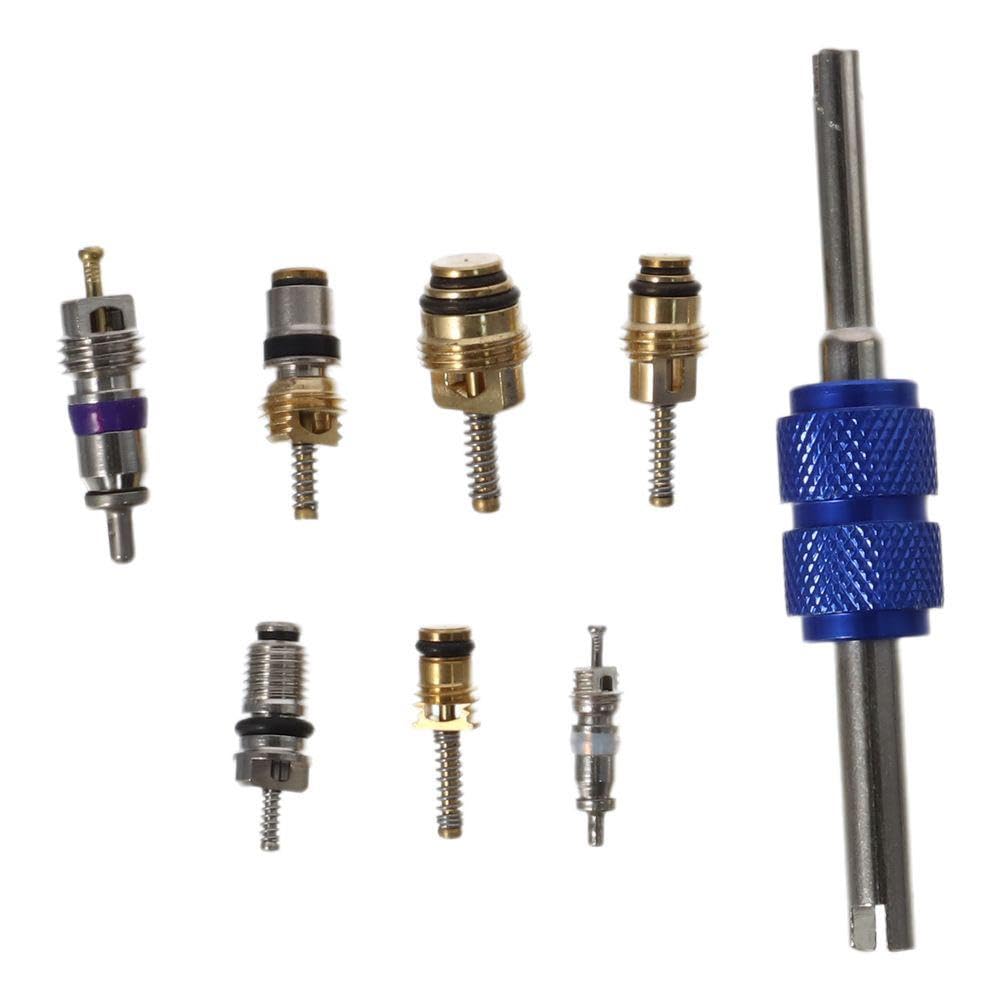 Car Air Conditioner Valve Core Kit, R12 R134a Remover Tool