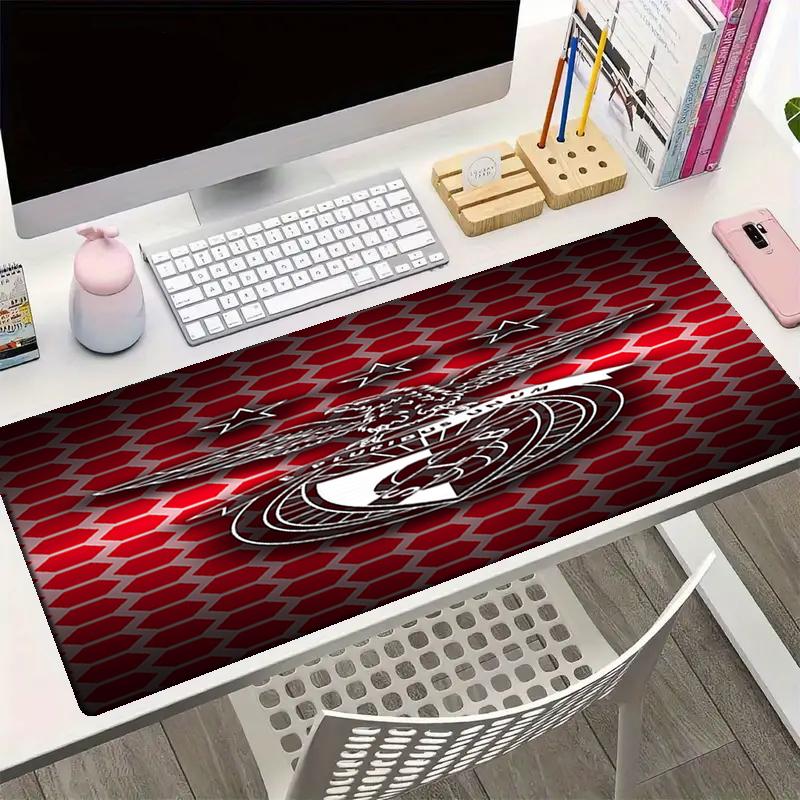 Benfica Thema Mauspads, Rutschfeste Gummiunterseite, Multifunktionales Büro- & Heimdekor, Perfekt für die Personalisierung des Arbeitsplatzes.