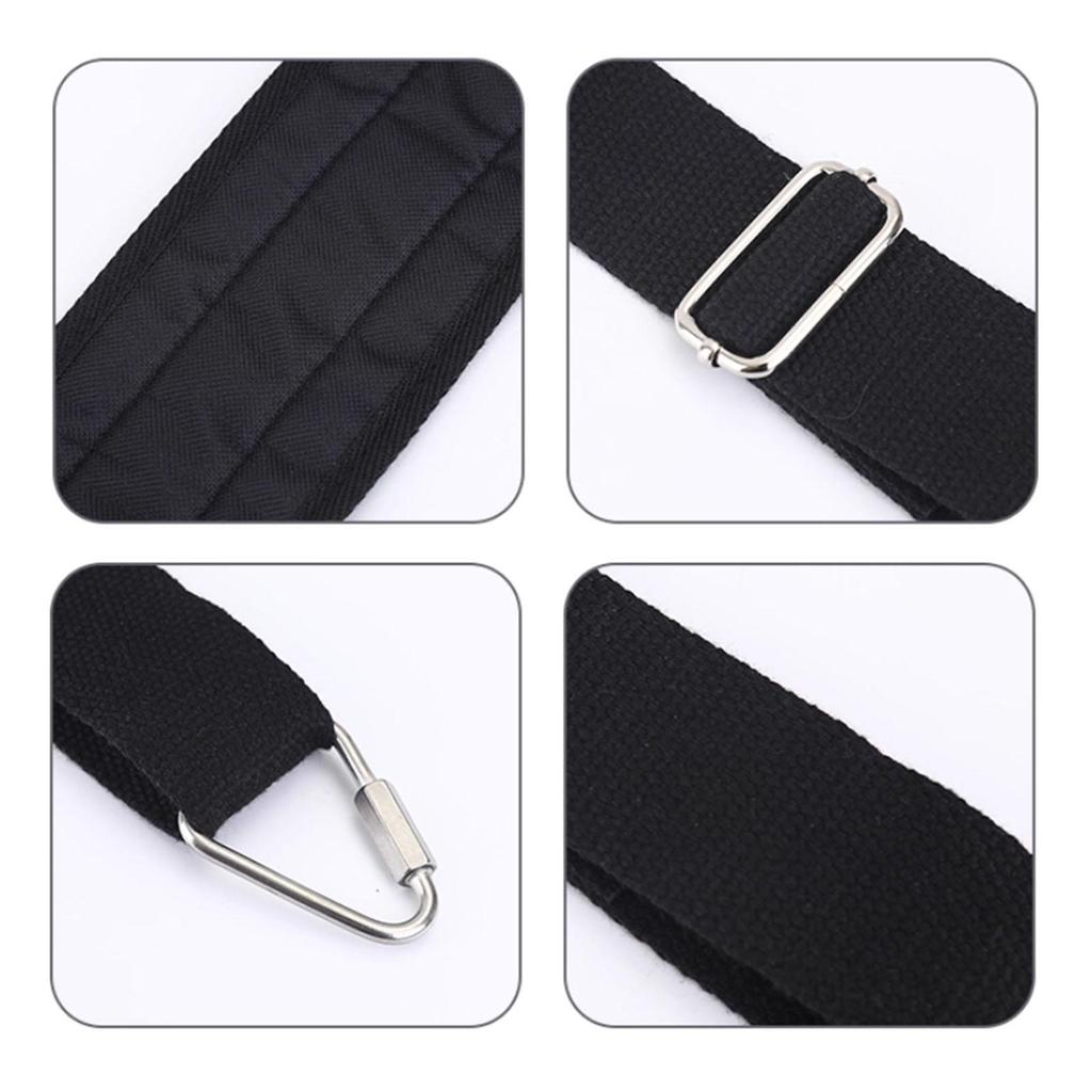Pilates Foot Strap Exercise belt Leg for Reformer Adjustable Length Arms