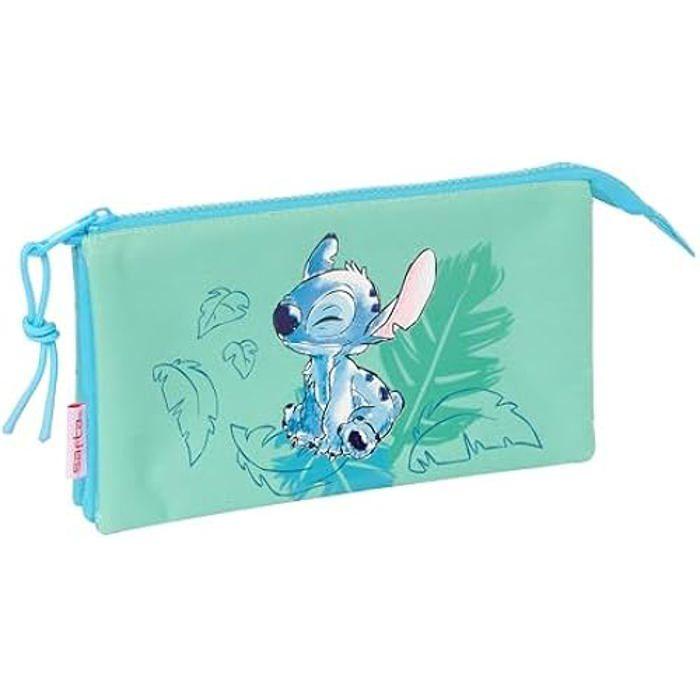 Třípatrový penál pro děti - SAFTA - Stitch Aloha - Pohodlný - Všestranný - Odolný