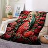 1pc Virgin Mary Blanket - Lightweight Flannel Fleece with Digital Printing, Soft Warm for Sofa, Travel, Camping, Office yy251018301