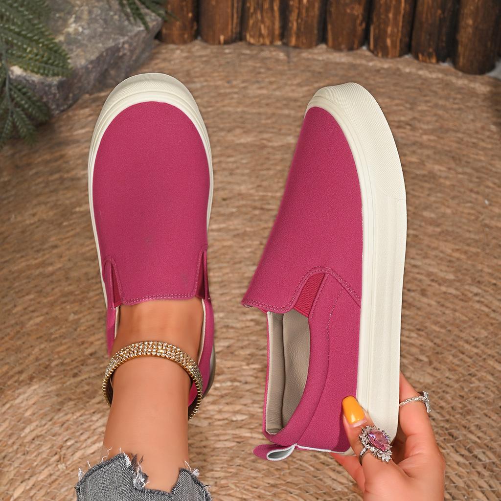 Platform Loafers Women's Spring Autumn New Versatile Fashion Casual Shoes Slip on Flats Plus Size 36-43 Comfortable Footwear