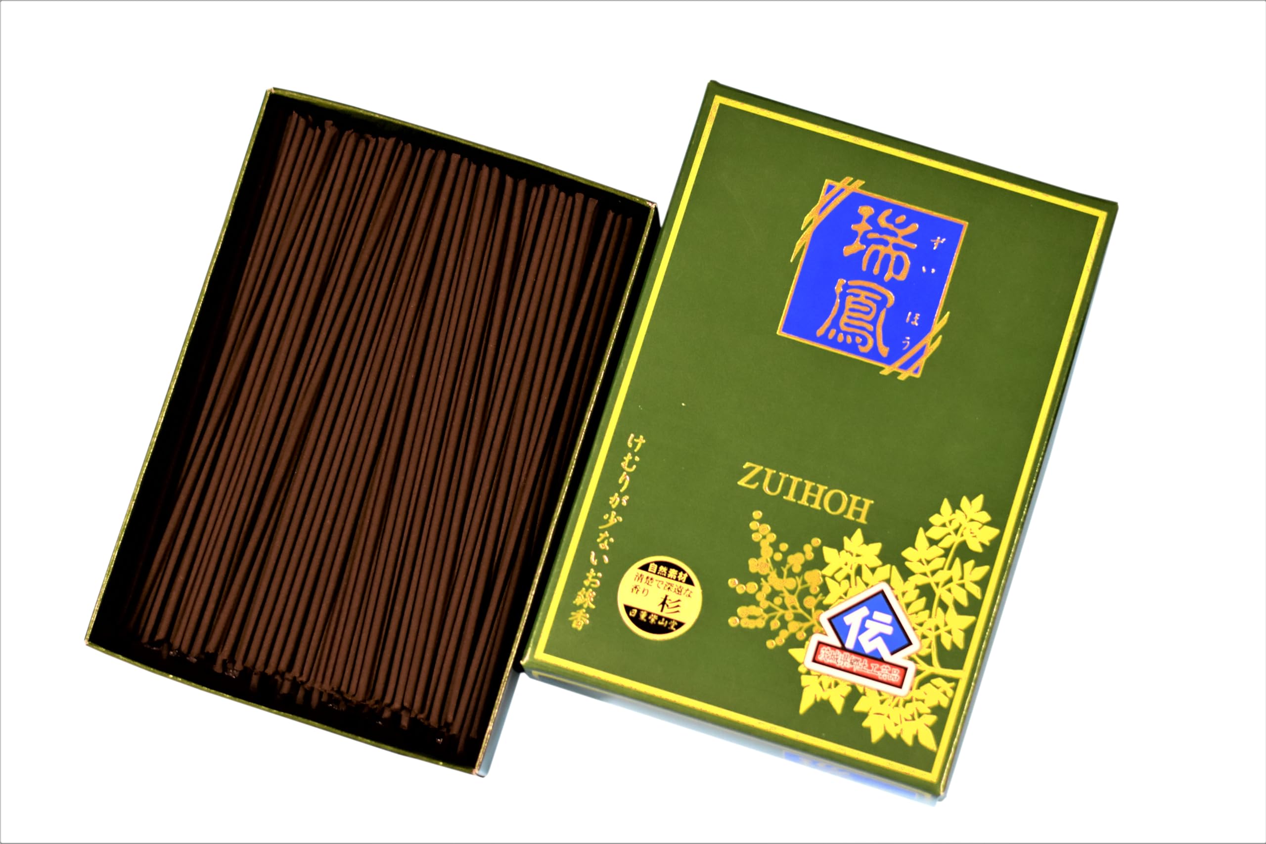 

Zuiho Low Smoke Incense Incense Wood Nikkun Shizando 160g 300 (approx. sticks) чёрный