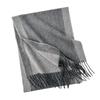 Creative and simple two-color double-sided design feeling warm wool scarf autumn and winter women's high-end feeling elegant temperament shawl